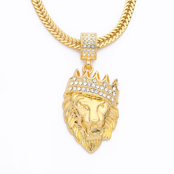 Gold color Lion Necklace